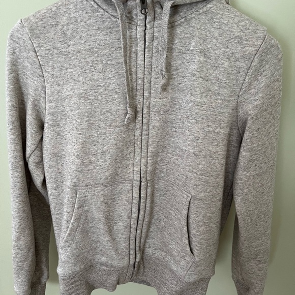 Uniqlo Light Gray Women’s Zip-up Hoodie EUC Size S - Picture 1 of 5